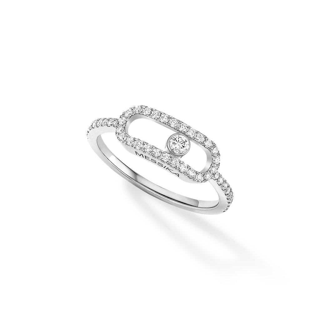 Messika Move Uno GM Ring (12113-WG) aus Weißgold mit Diamant