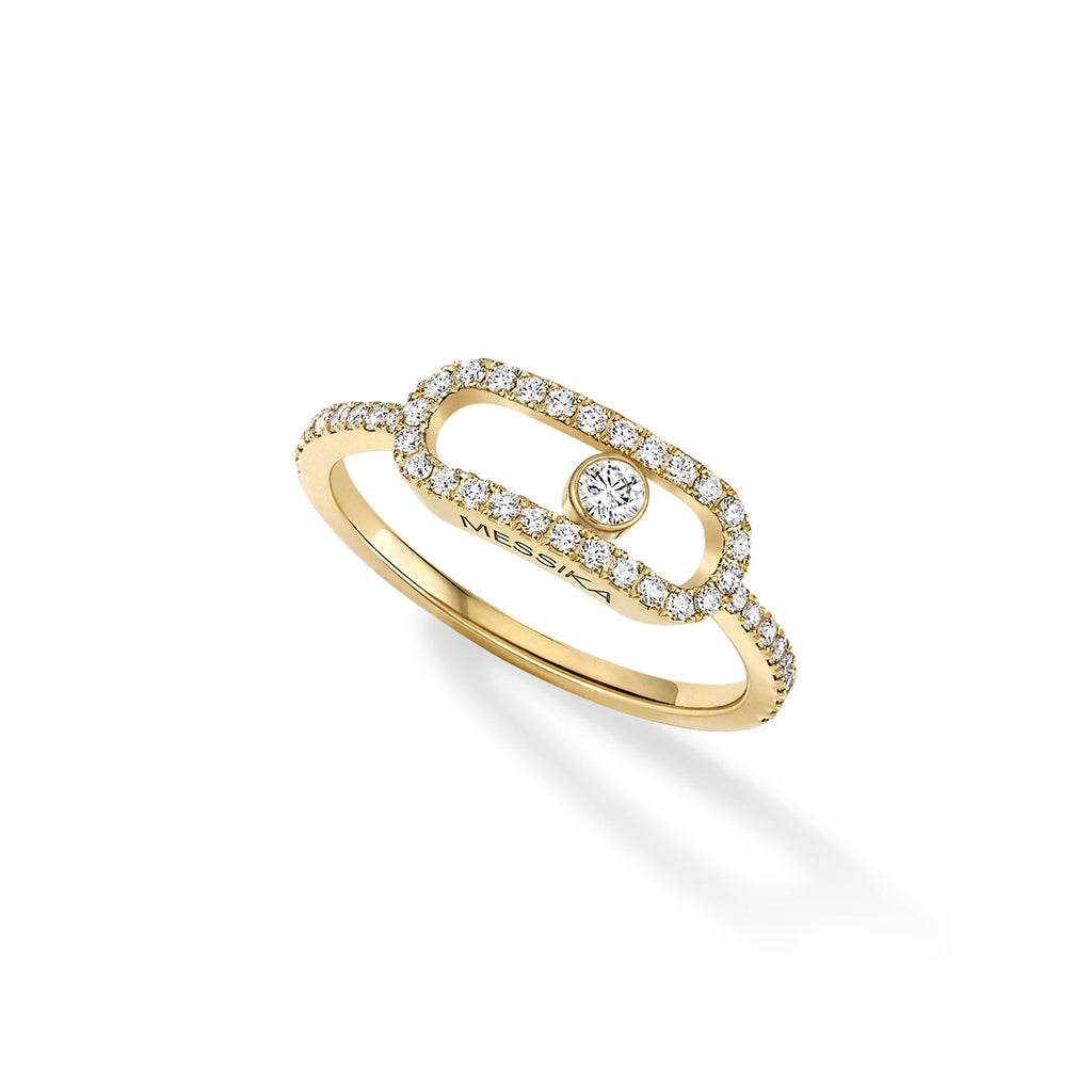 Messika Move Uno GM Ring (12113-YG) aus Gelbgold mit Diamant