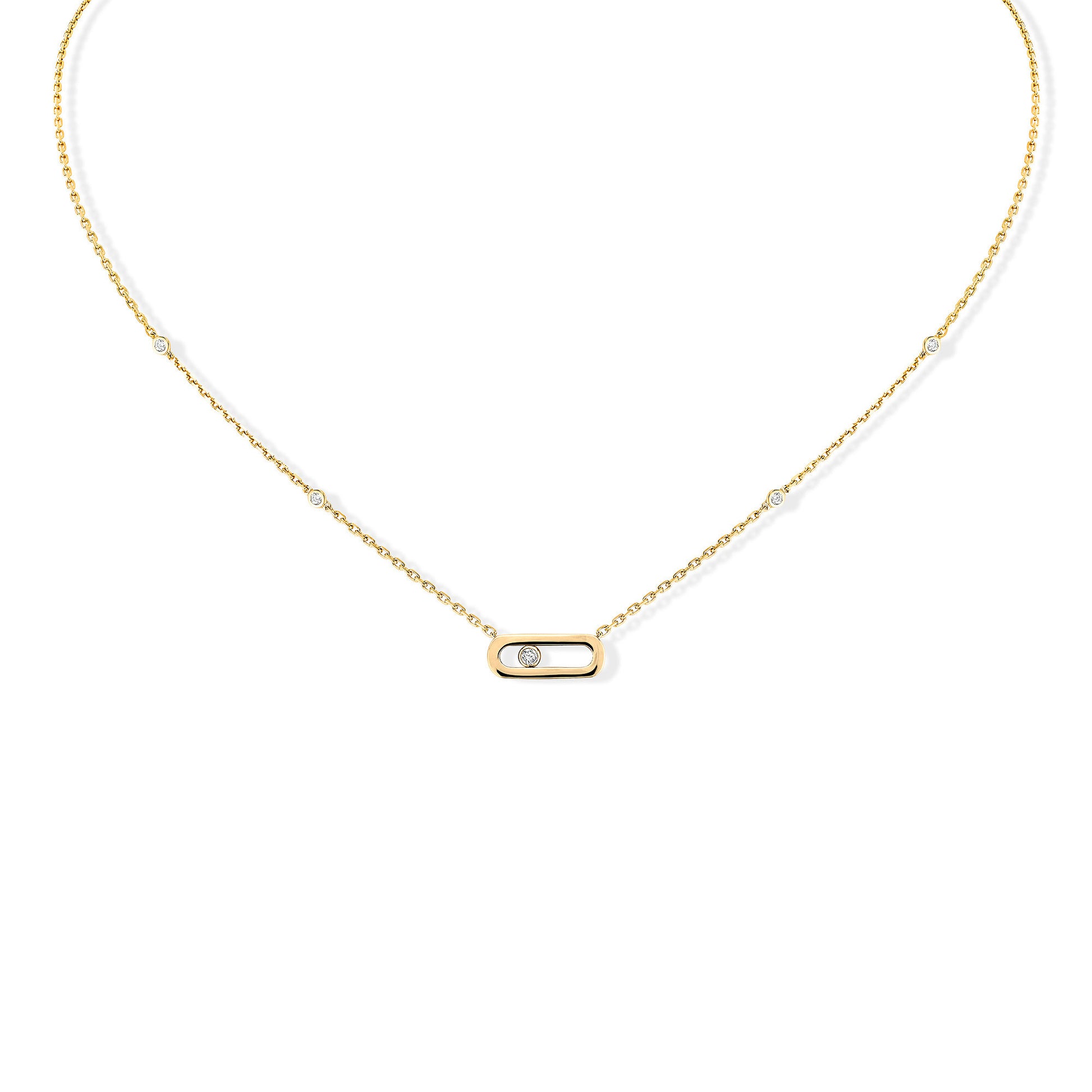 Move Uno Gold Kette, Gelbgold • Diamant von Messika (10053-YG)