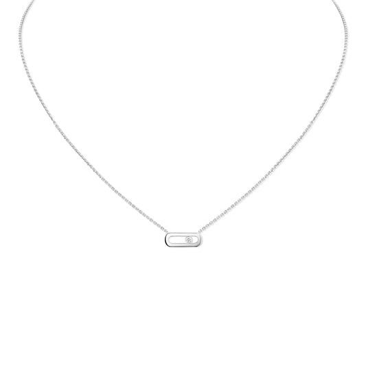 Messika Move Uno Halskette (14613-WG) aus Weißgold mit Diamant