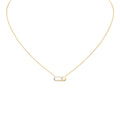 Messika Move Uno Halskette (14613-YG) aus Gelbgold mit Diamant