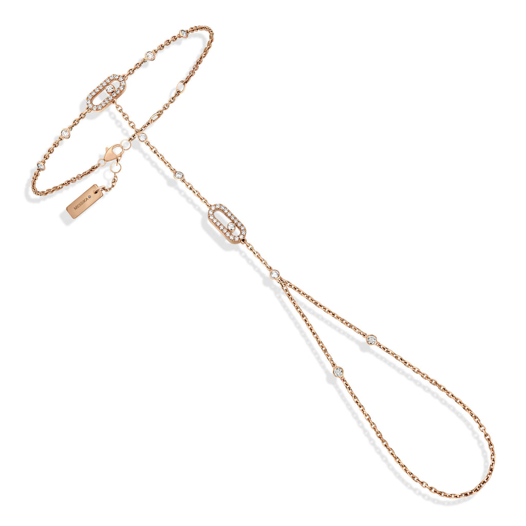 Messika Move Uno Handkette (12021-PG) aus Roségold mit Diamant