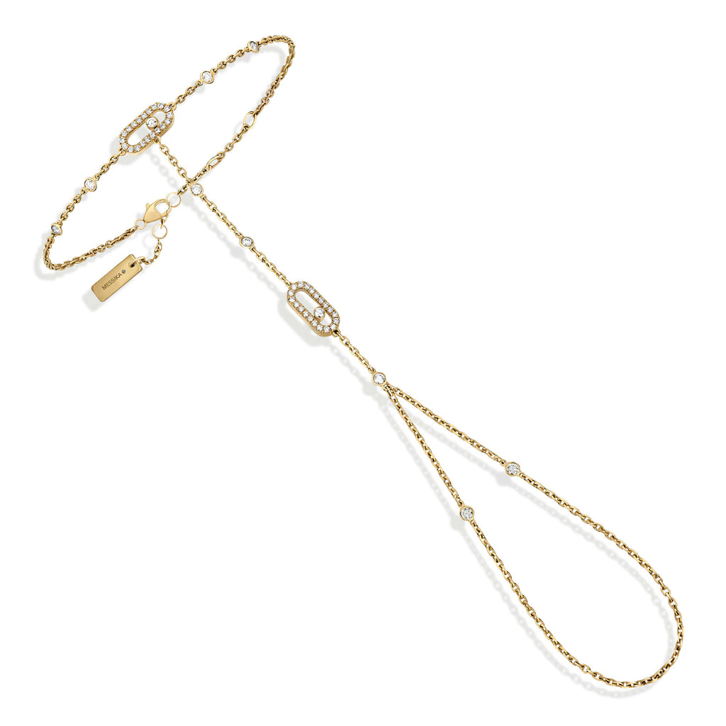 Messika Move Uno Handkette (12021-YG) aus Gelbgold mit Diamant