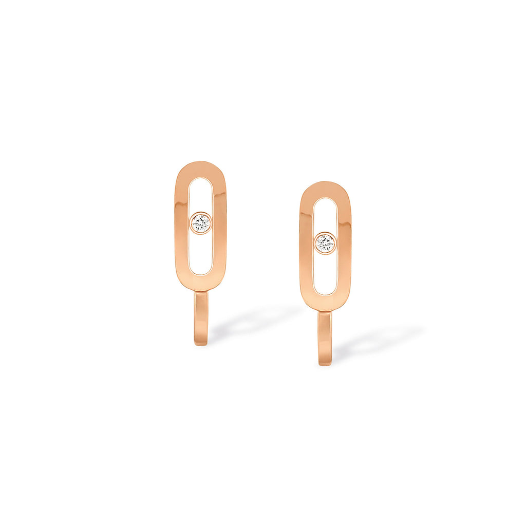 Messika Move Uno Mini-Creolen (10050-PG) aus Roségold mit Diamant