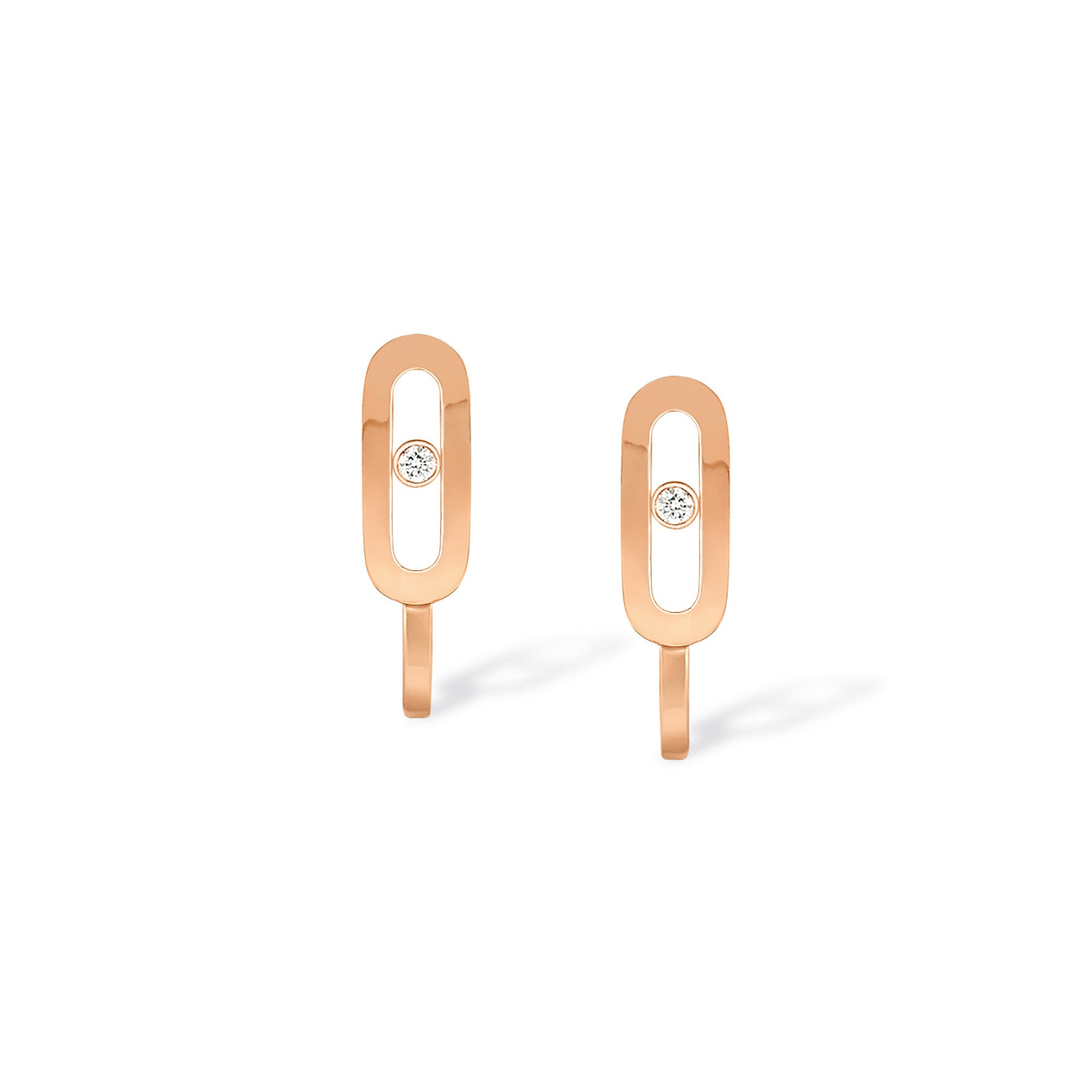 Messika Move Uno Mini-Creolen (10050-PG) aus Roségold mit Diamant