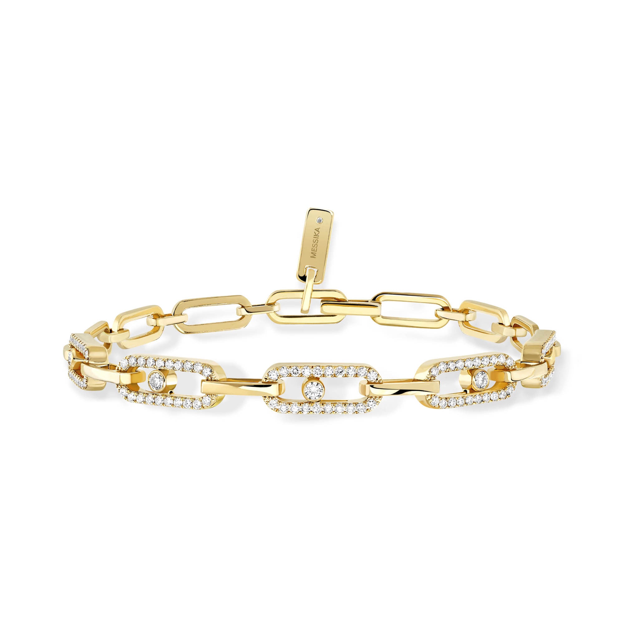 Messika Move Uno Multi Armband (12187-YG) aus Gelbgold mit Diamant