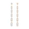 Messika Move Uno Multi-Ohrhänger (12011-PG) aus Roségold mit Diamant