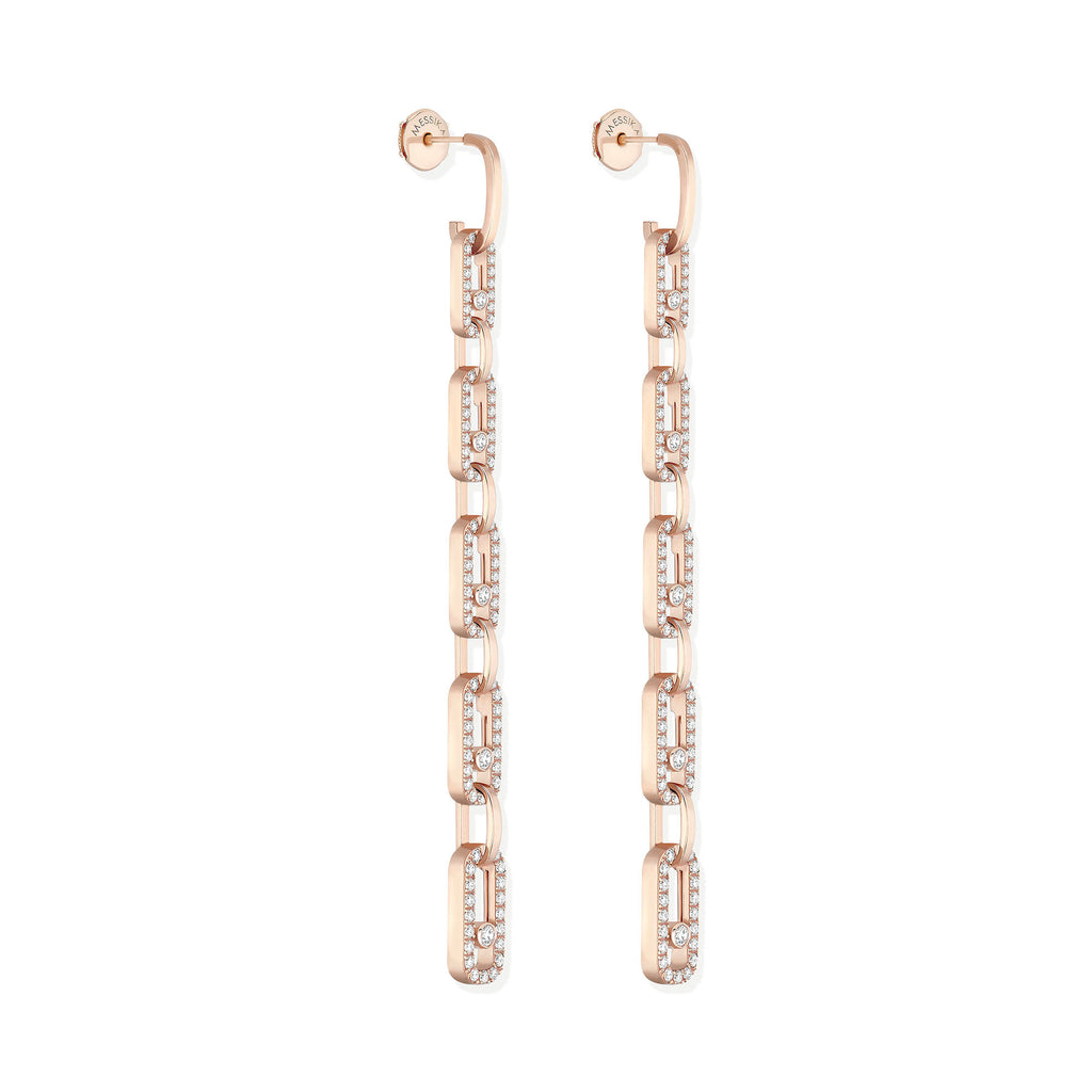 Messika Move Uno Multi-Ohrhänger (12011-PG) aus Roségold mit Diamant