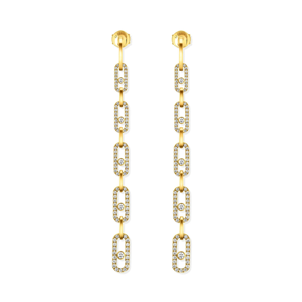 Messika Move Uno Multi-Ohrhänger (12011-YG) aus Gelbgold mit Diamant