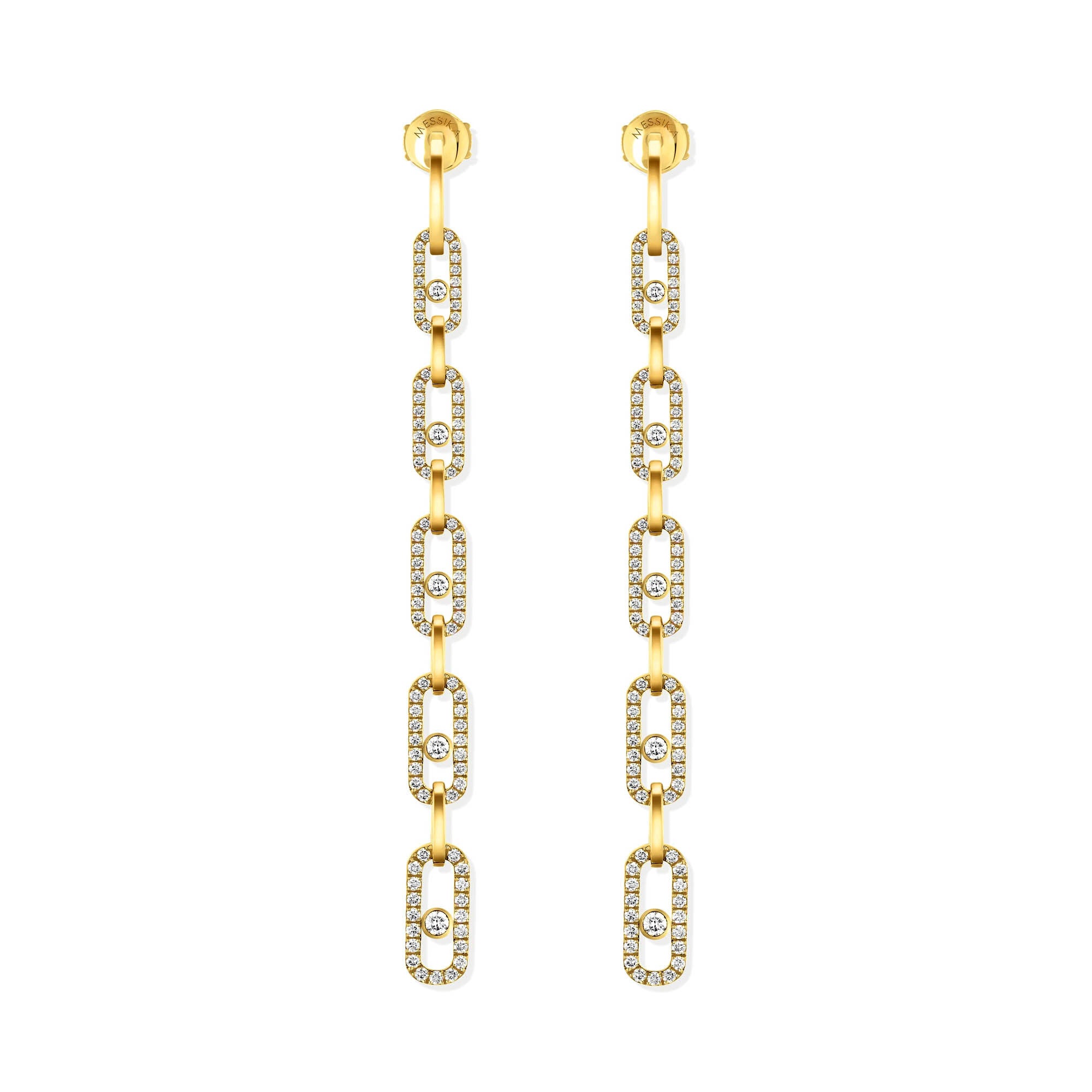 Messika Move Uno Multi-Ohrhänger (12011-YG) aus Gelbgold mit Diamant