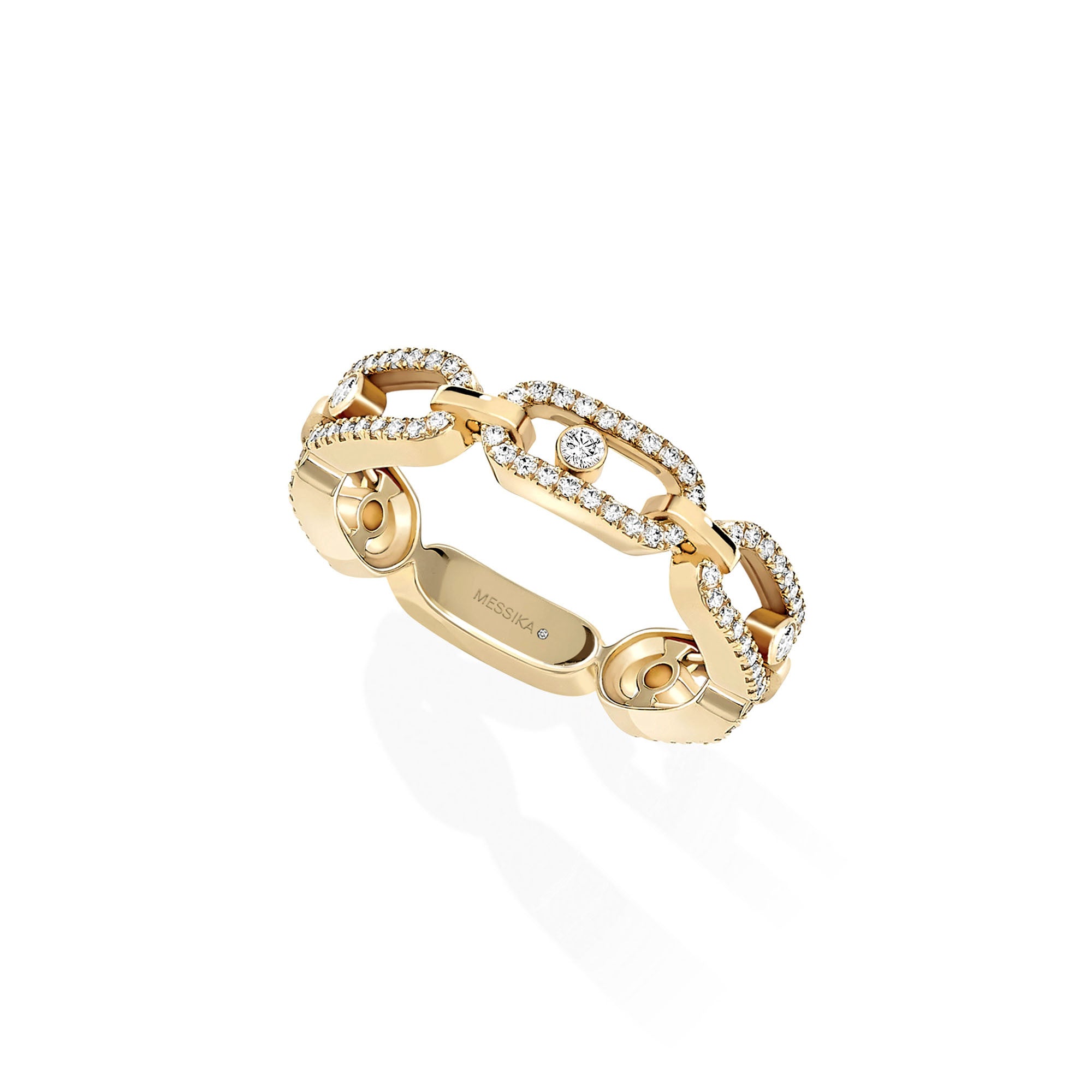 Messika Move Uno Multi Ring (12012-YG) aus Gelbgold mit Diamant