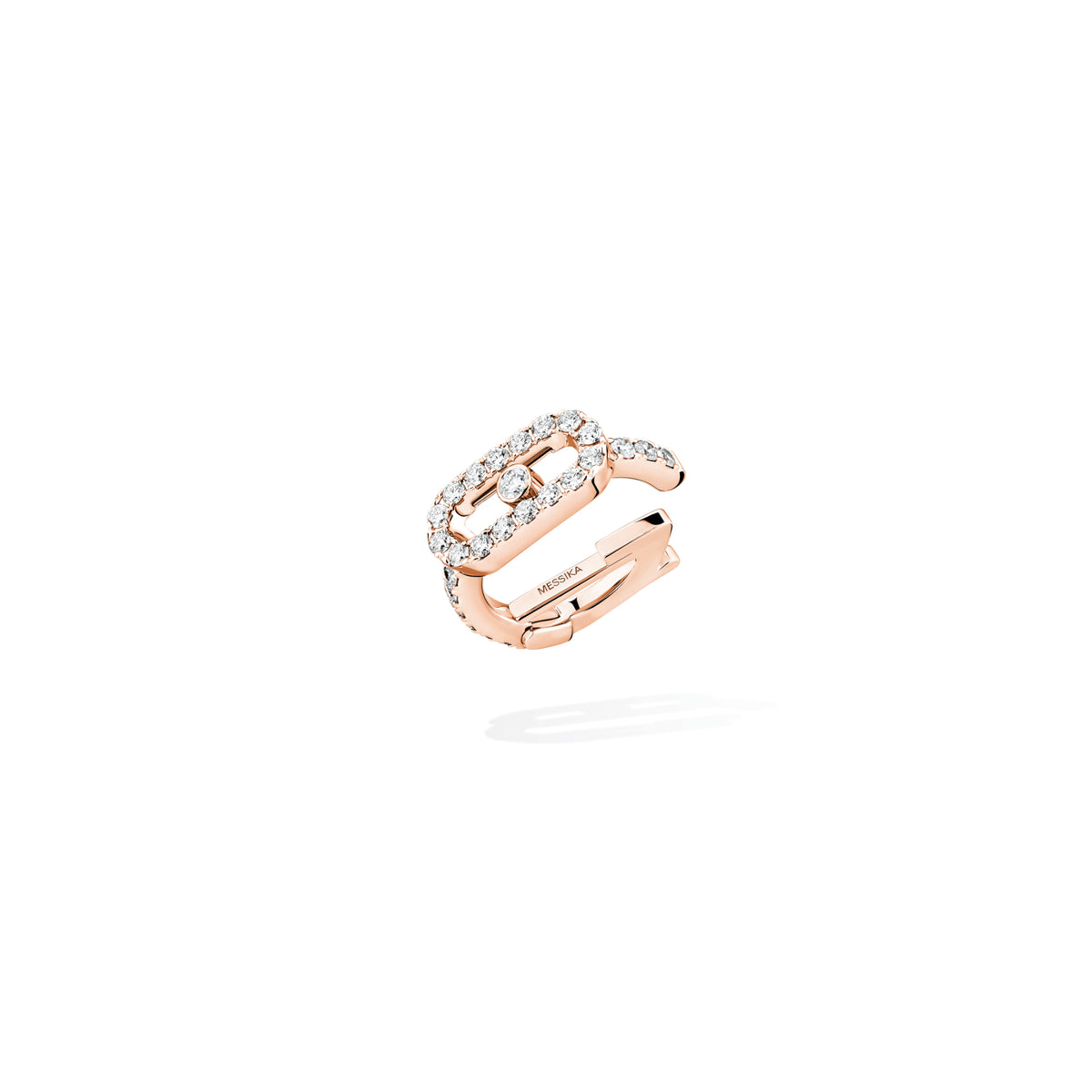 Messika Move Uno Ohrclip (14848-PG) aus Roségold mit Diamant