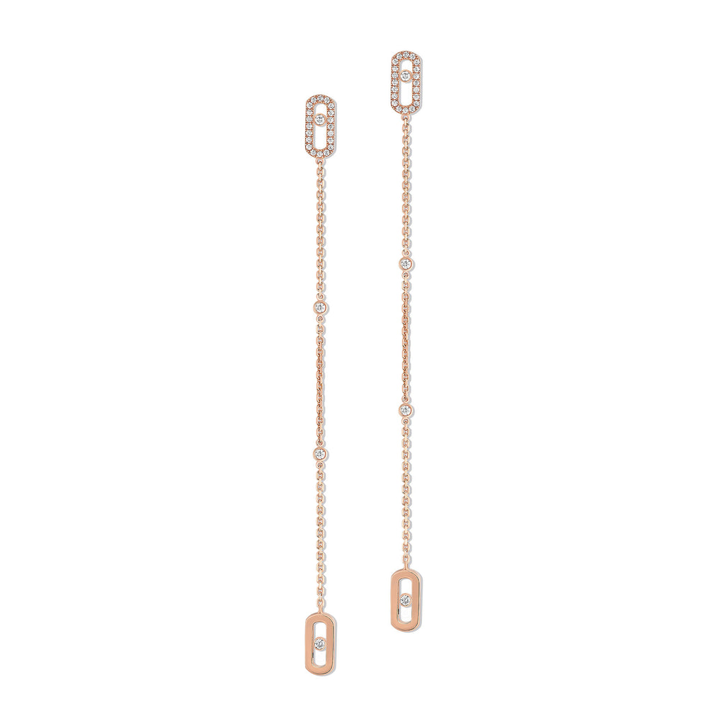 Messika Move Uno Ohrhänger (11321-PG) aus Roségold mit Diamant