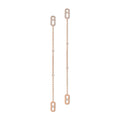 Messika Move Uno Ohrhänger (11321-PG) aus Roségold mit Diamant