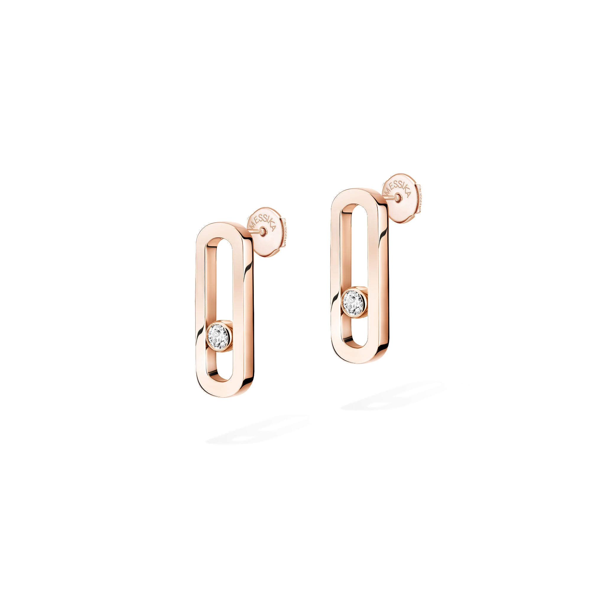 Messika Move Uno Ohrringe (12182-PG) aus Roségold mit Diamant