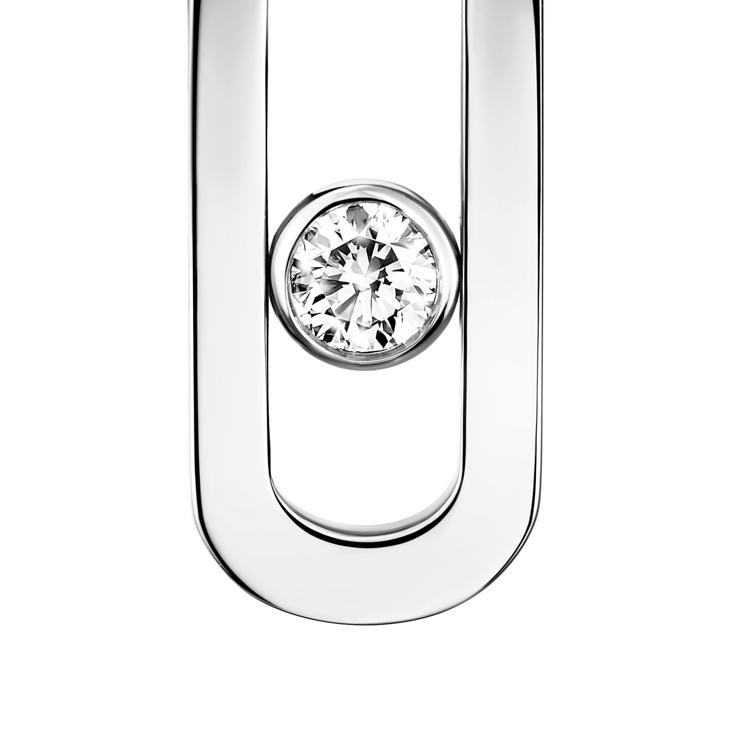 Move Uno Ohrringe, Weißgold • Diamant von Messika (12182-WG )