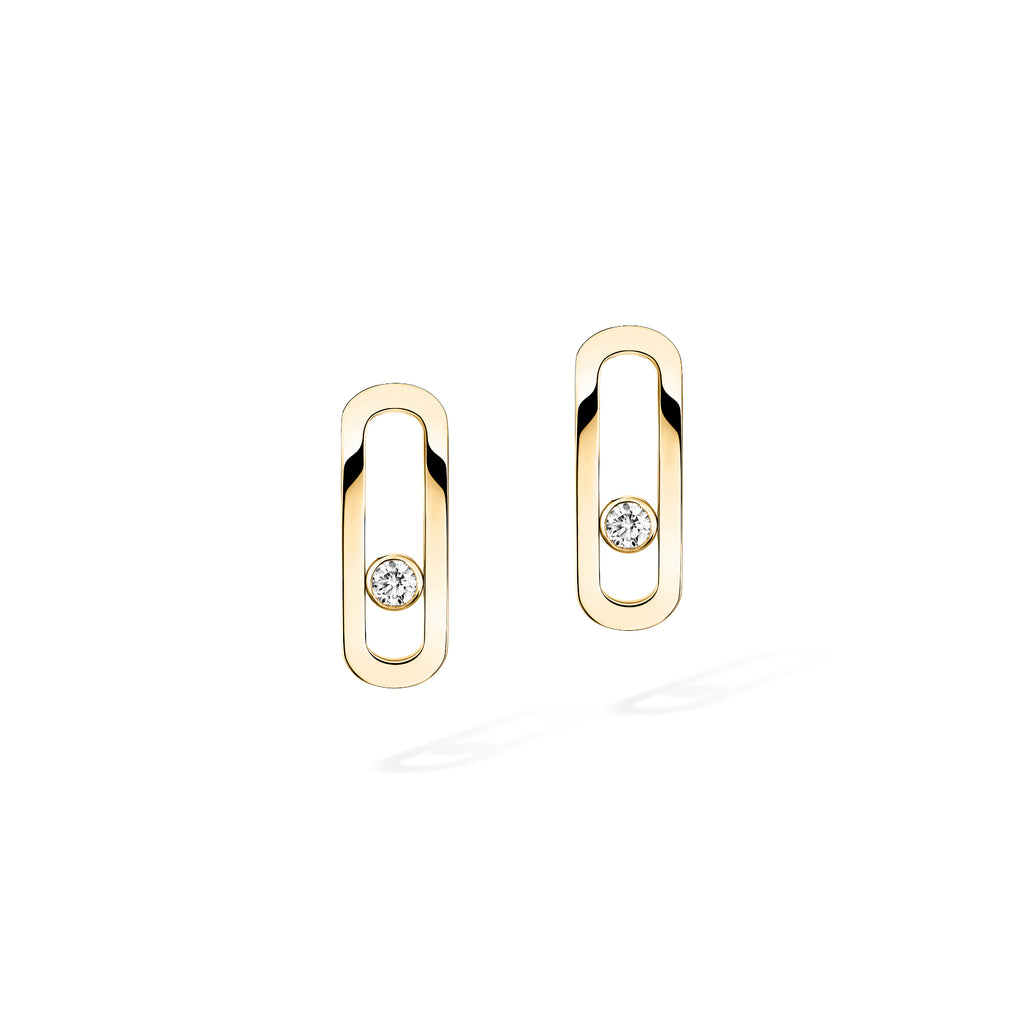 Messika Move Uno Ohrringe (12182-YG) aus Gelbgold mit Diamant