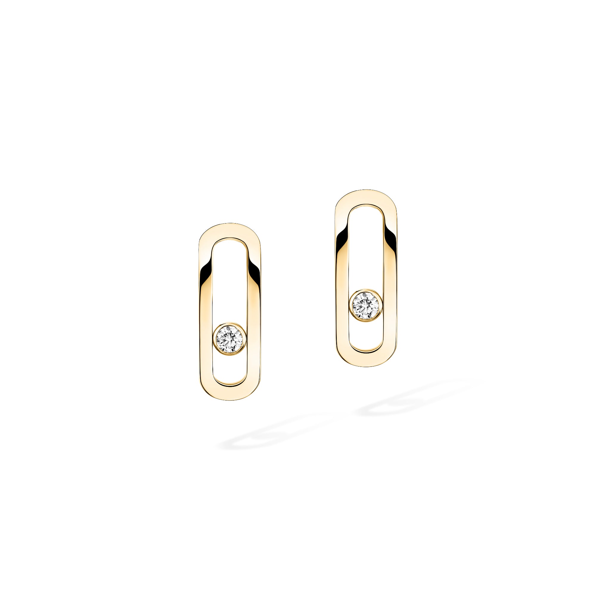 Messika Move Uno Ohrringe (12182-YG) aus Gelbgold mit Diamant