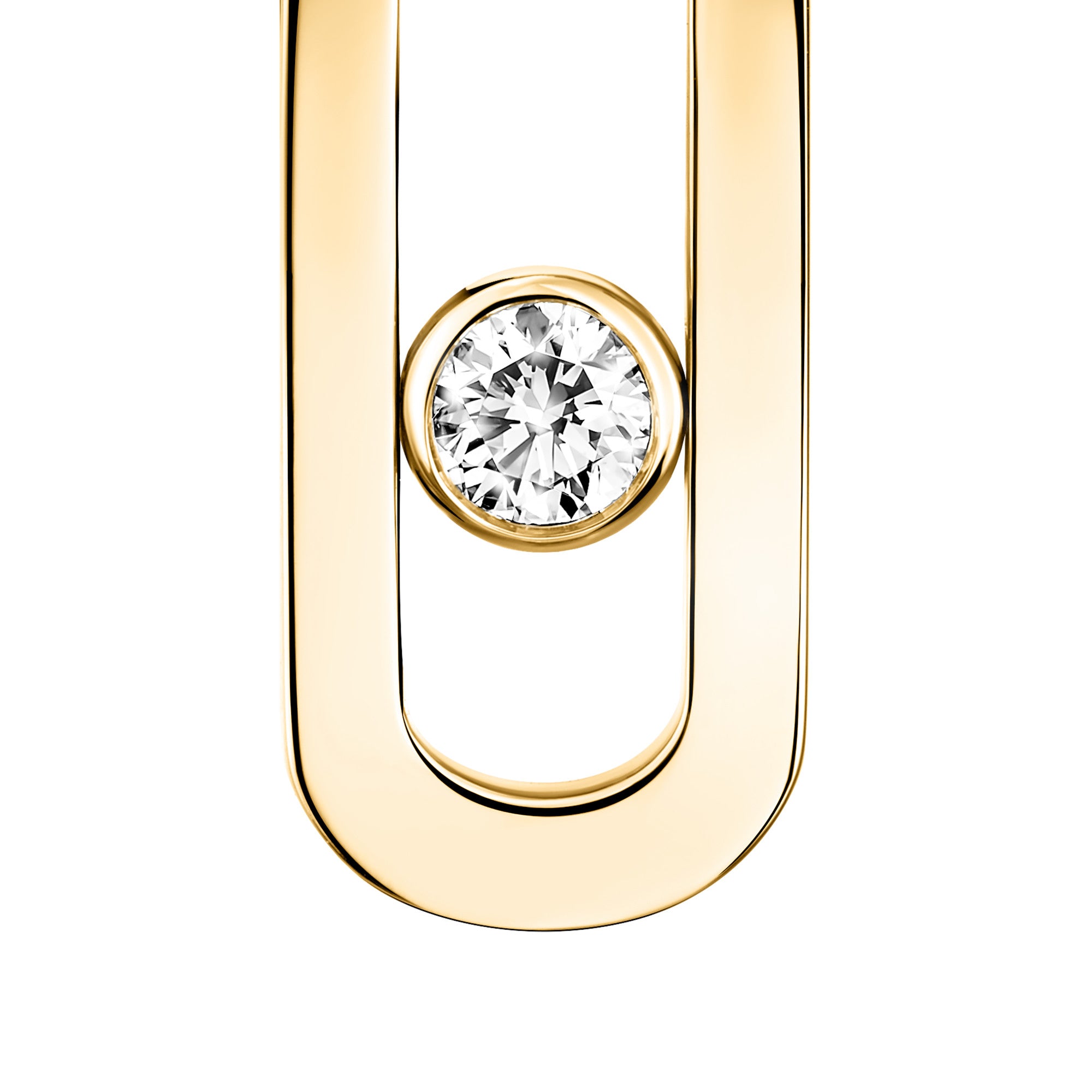 Messika Move Uno Ohrringe (12182-YG) aus Gelbgold mit Diamant
