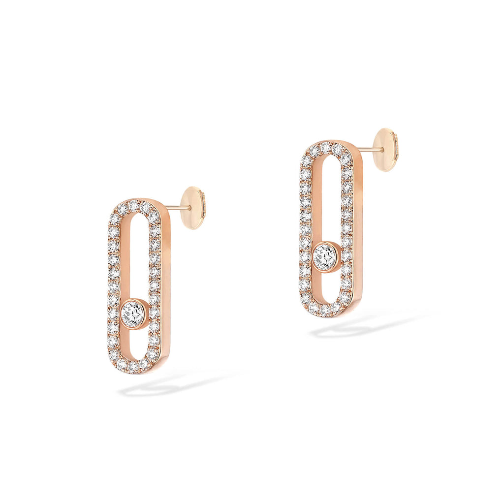 Messika Move Uno Ohrstecker (12183-PG) aus Roségold mit Diamant