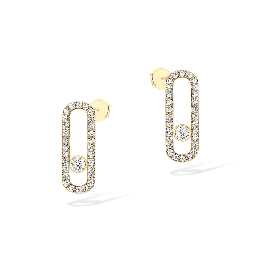 Messika Move Uno Ohrringe (12183-YG) aus Gelbgold mit Diamant