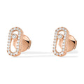 Messika Move Uno Ohrstecker (05634-PG) aus Roségold mit Diamant