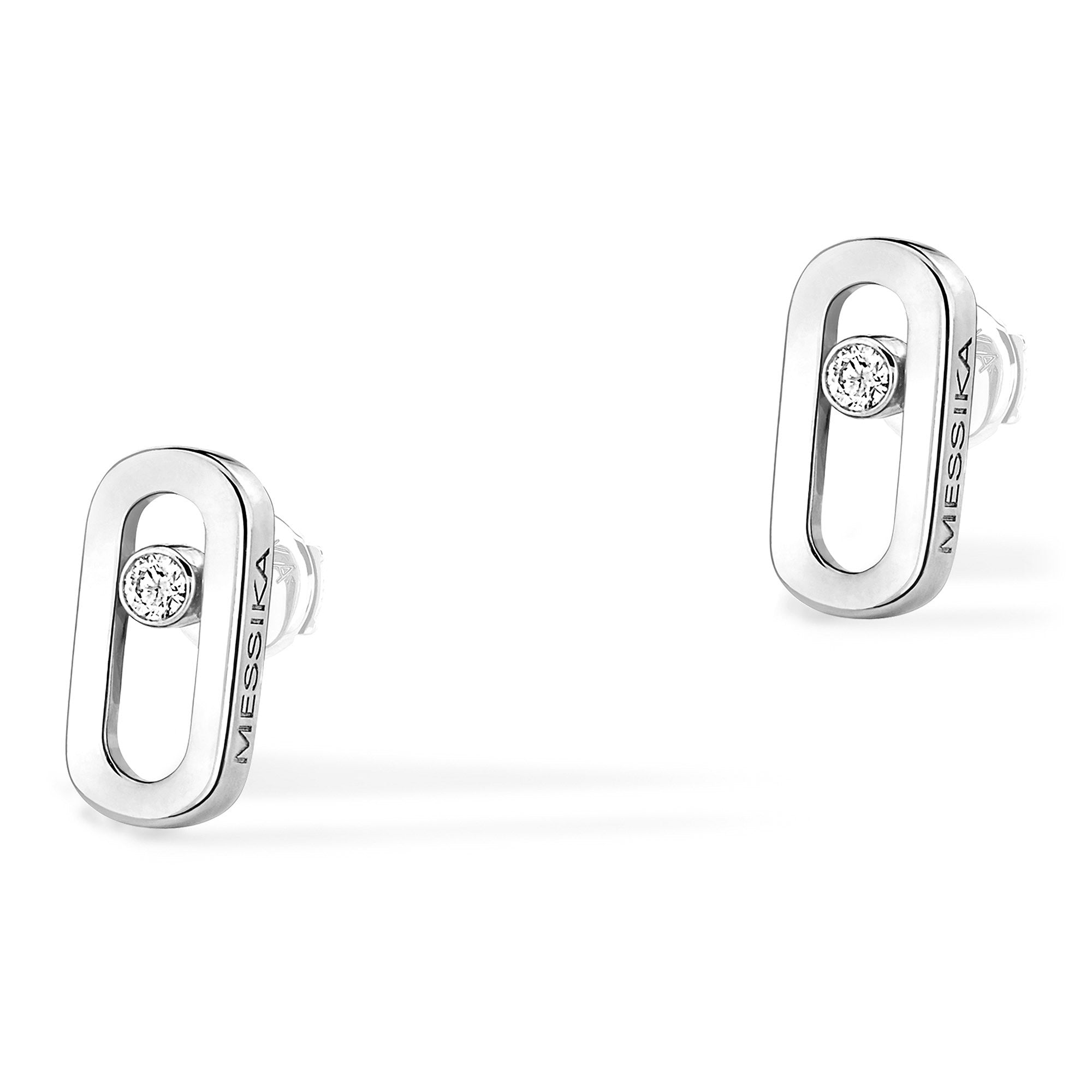 Messika Move Uno Ohrstecker (12305-WG) aus Weißgold mit Diamant