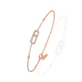Messika Move Uno Pavé Armband (04706-PG) aus Roségold mit Diamant