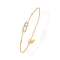 Messika Move Uno Pavé Armband (04706-YG) aus Gelbgold mit Diamant