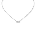 Messika Move Uno Pavé Halskette (04708-WG) aus Weißgold mit Diamant