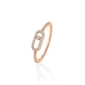 Messika Move Uno Pavé Ring (05630-PG) aus Roségold mit Diamant