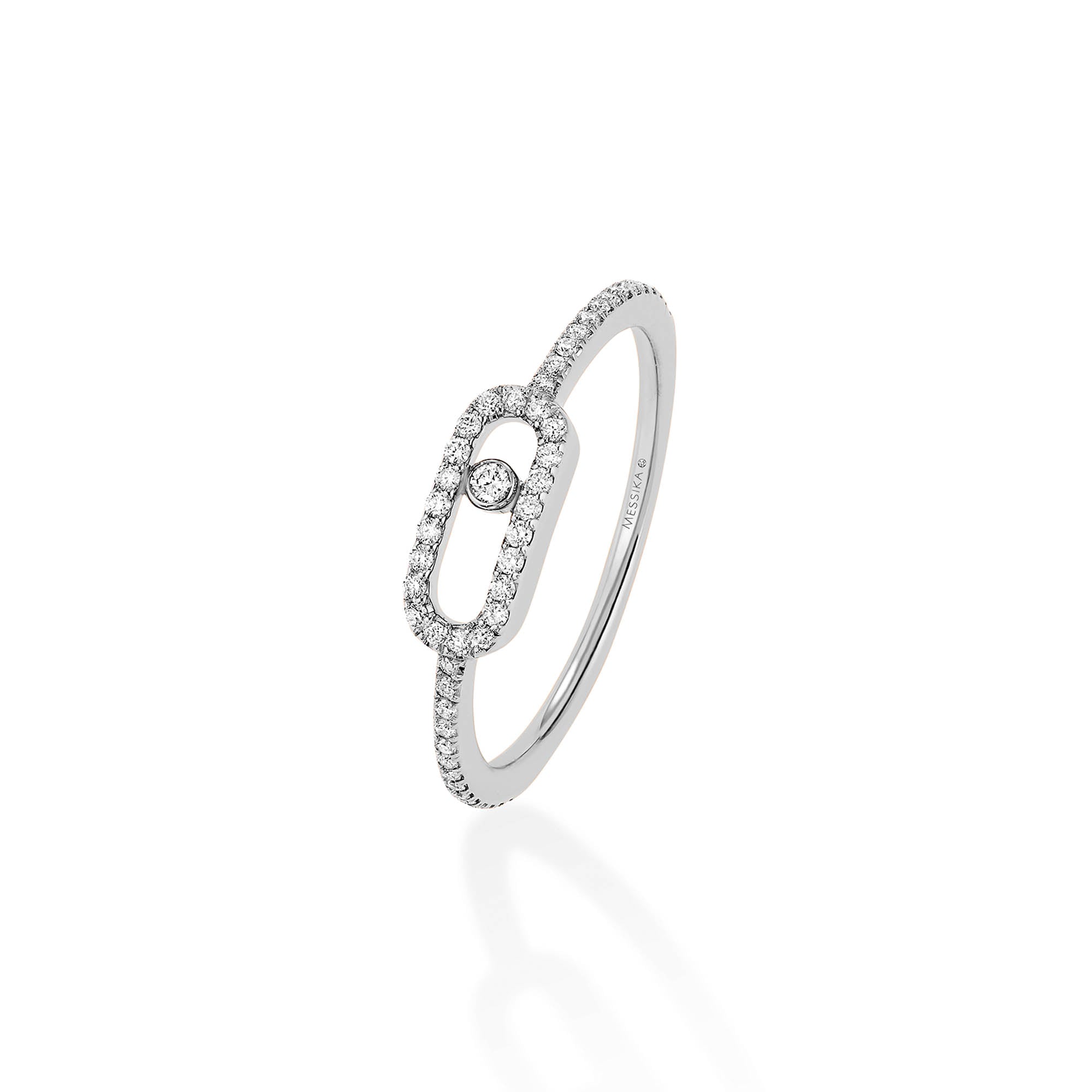 Messika Move Uno Pavé Ring (05630-WG) aus Weißgold mit Diamant