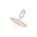 Messika Move Uno Quaste Ring (11163-PG) aus Roségold mit Diamant