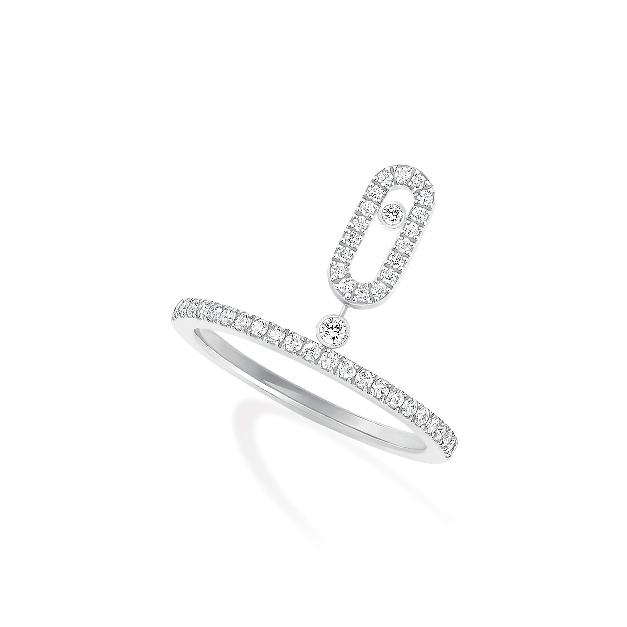 Messika Move Uno Quaste Ring (11163-WG) aus Weißgold mit Diamant