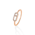Messika Move Uno Ring (04705-PG) aus Roségold mit Diamant