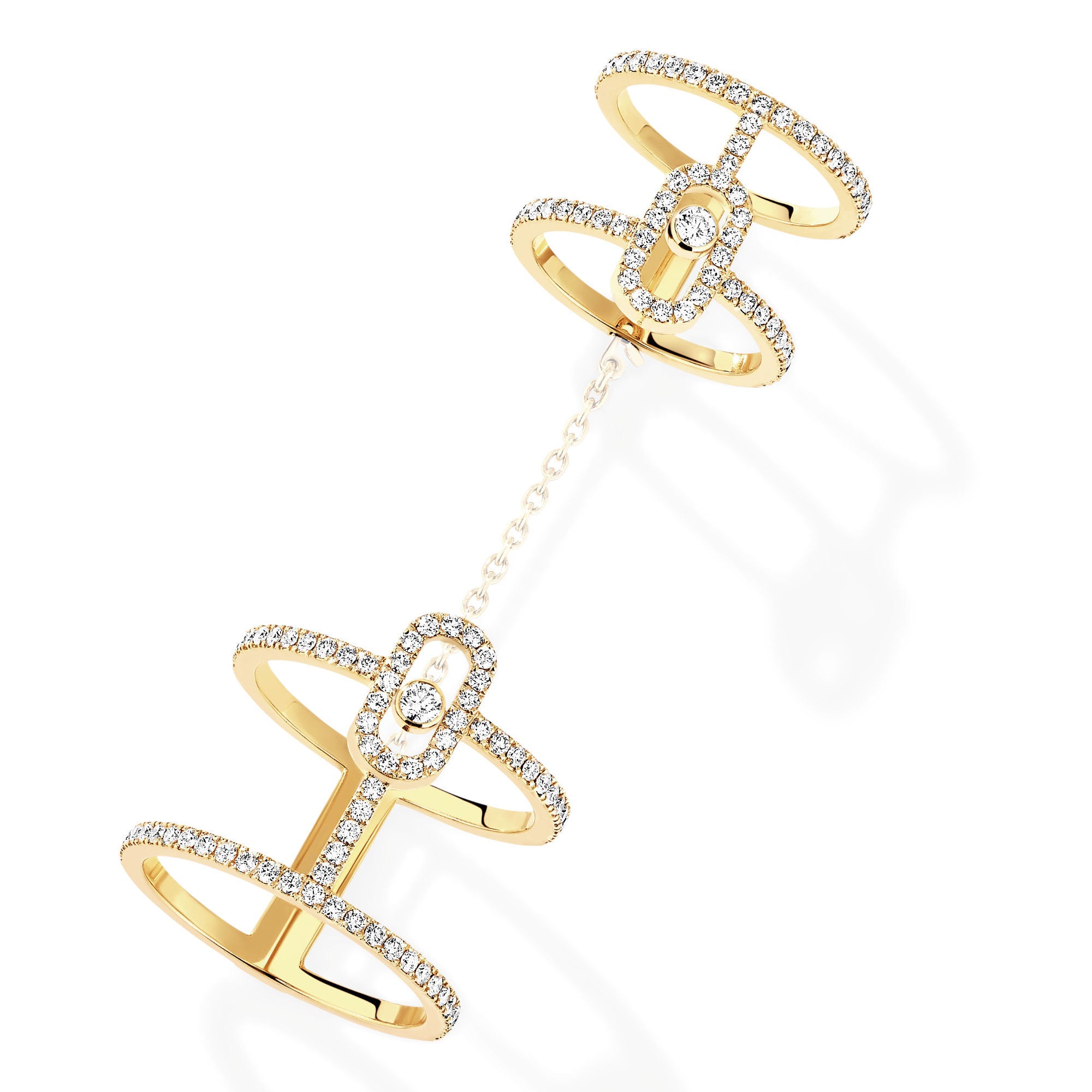 Messika Move Uno Ring (12857-YG) aus Gelbgold mit Diamant