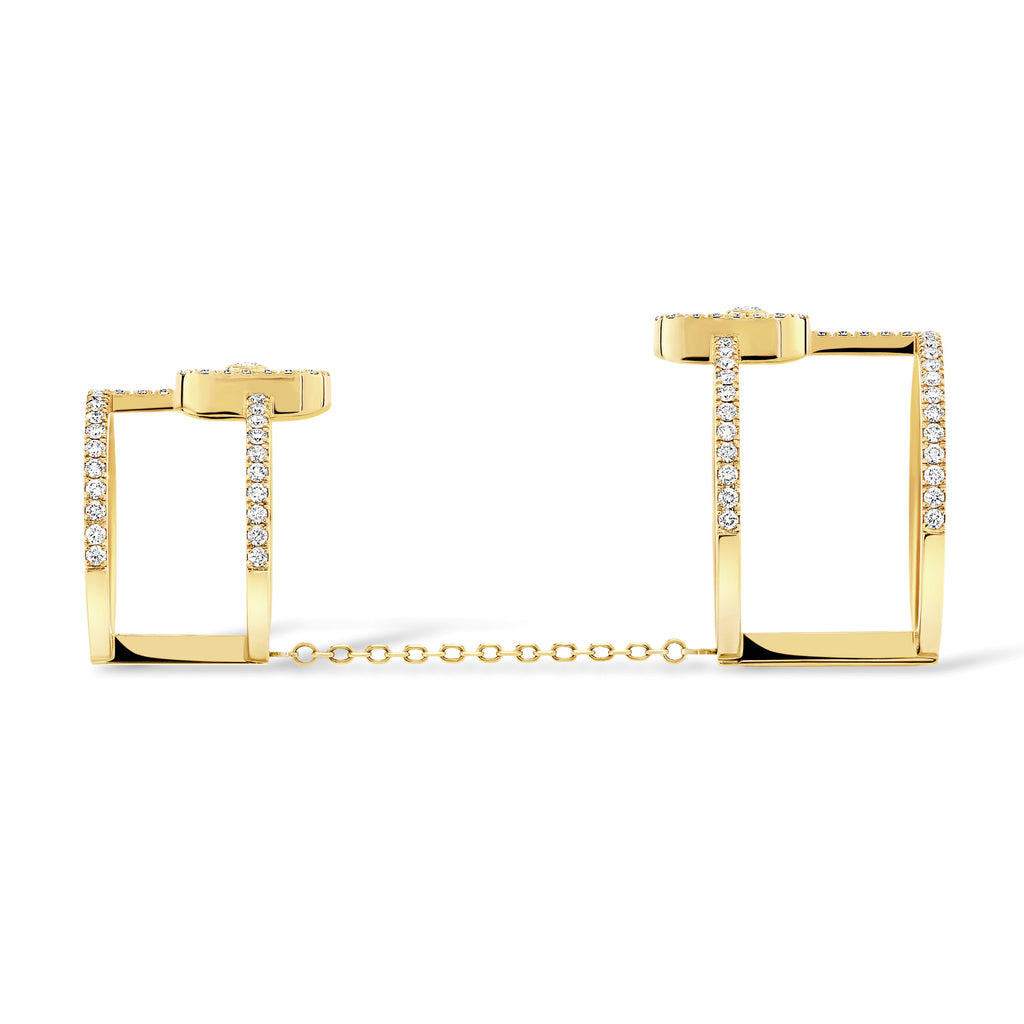 Messika Move Uno Ring (12857-YG) aus Gelbgold mit Diamant