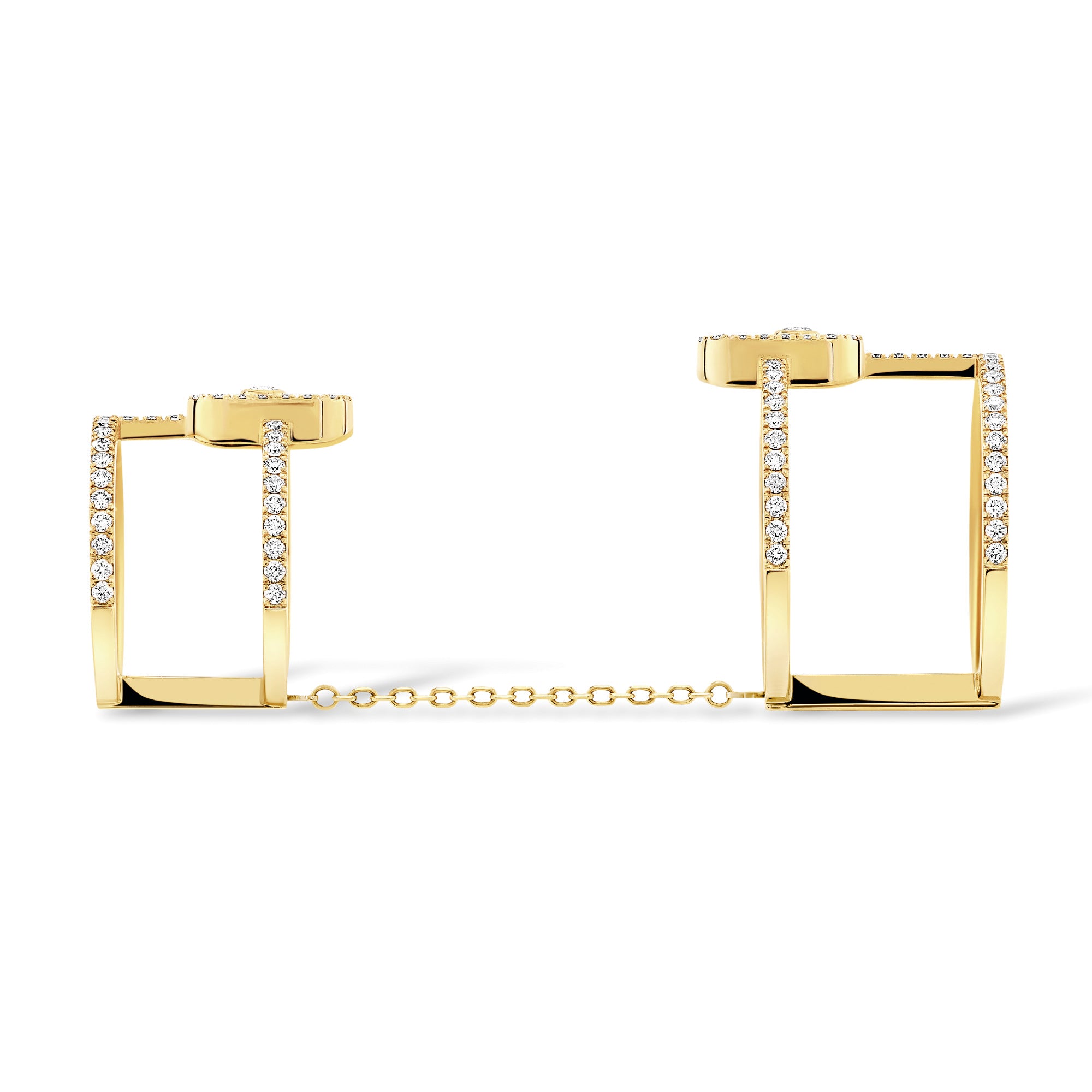 Messika Move Uno Ring (12857-YG) aus Gelbgold mit Diamant