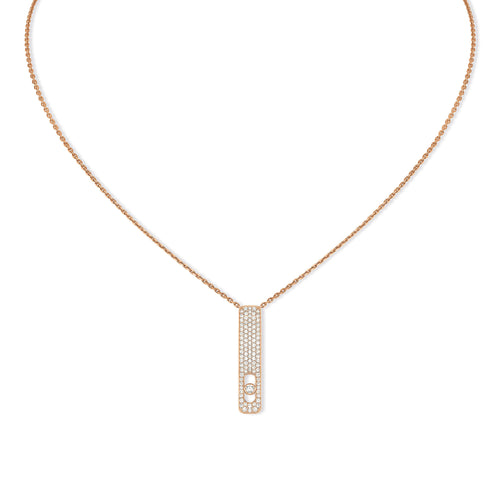 Messika My First Diamond Halskette (07520-PG) aus Roségold mit Diamant