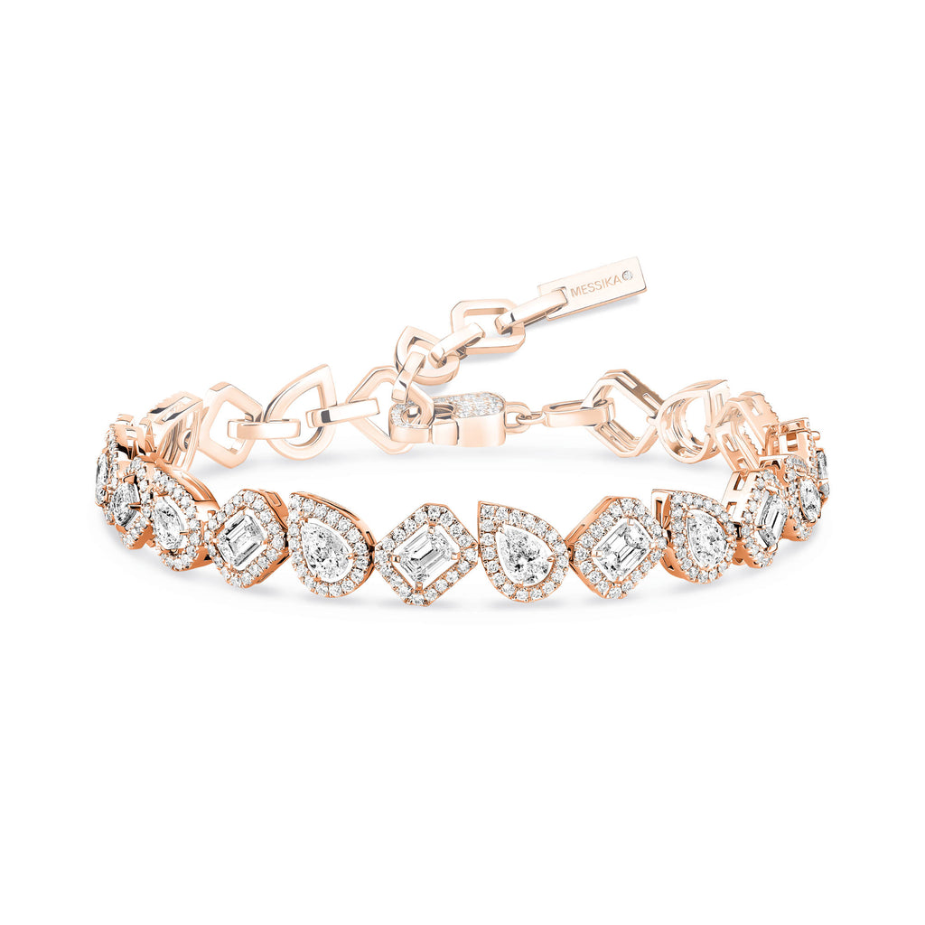 Messika My Twin Armband (13452-PG) aus Roségold mit Diamant und Smaragd
