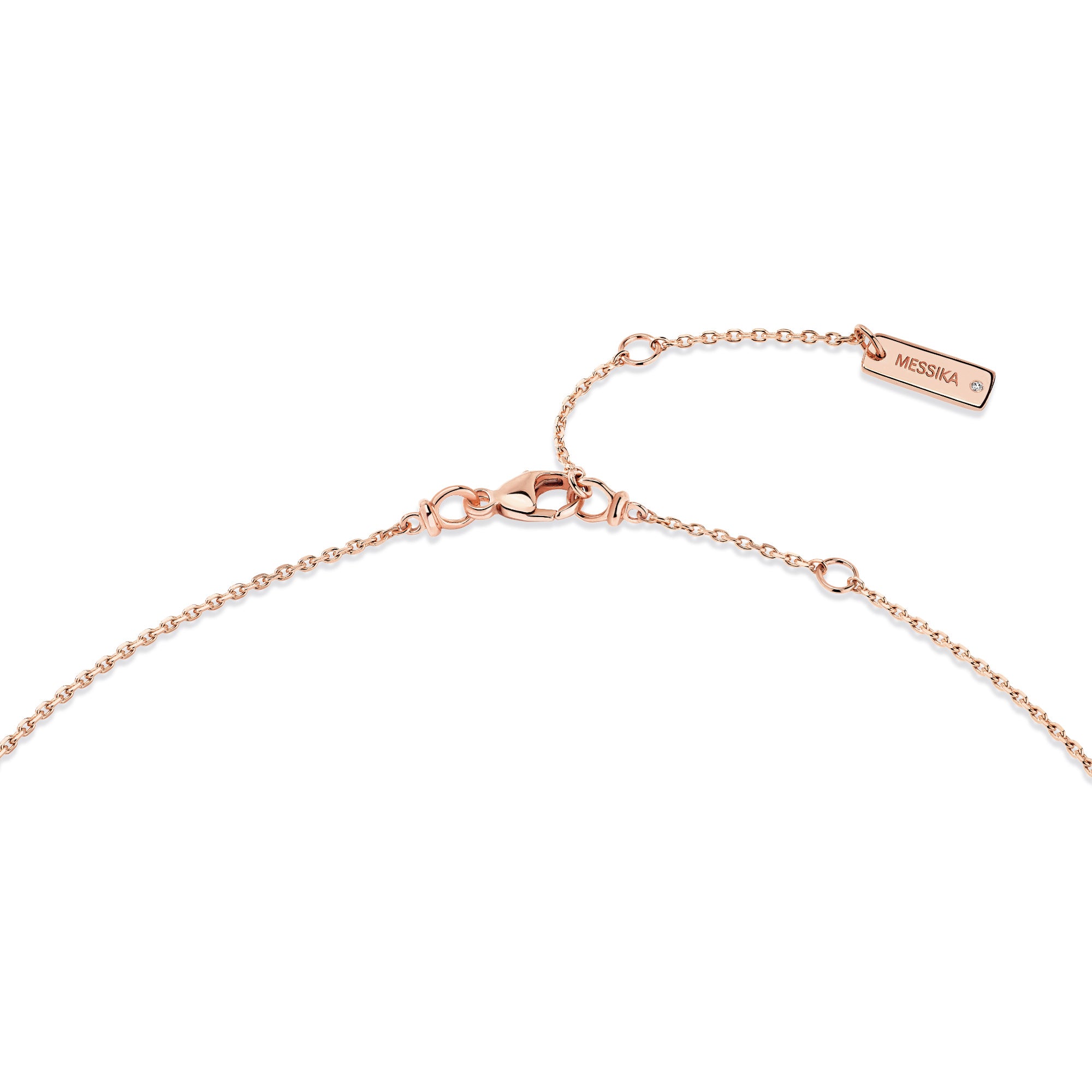 Messika My Twin Halskette (12966-PG) aus Roségold mit Diamant