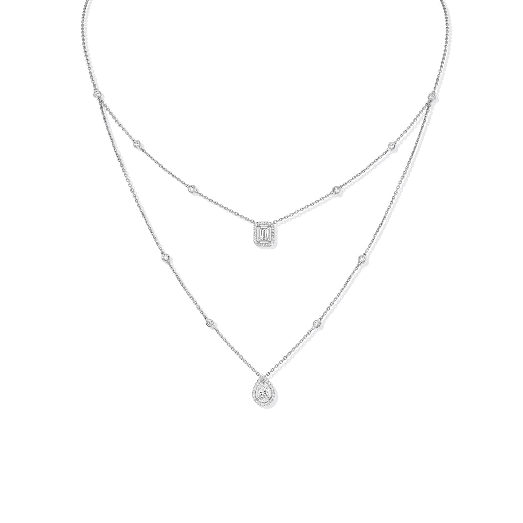 Messika My Twin Halskette (12966-WG) aus Weißgold mit Diamant