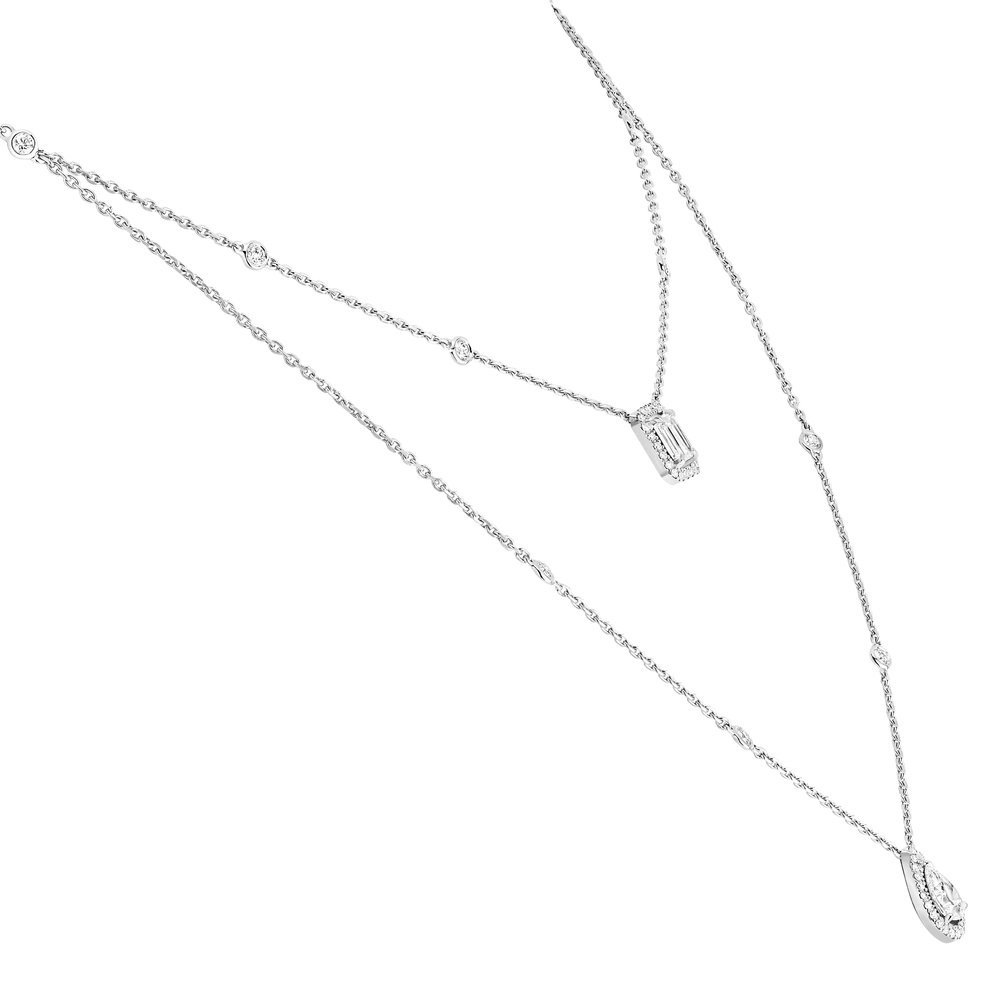 Messika My Twin Halskette (12966-WG) aus Weißgold mit Diamant