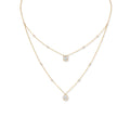 Messika My Twin Halskette (12966-YG) aus Gelbgold mit Diamant