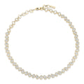 Messika My Twin Halskette (13677-YG) aus Gelbgold mit Diamant und Smaragd