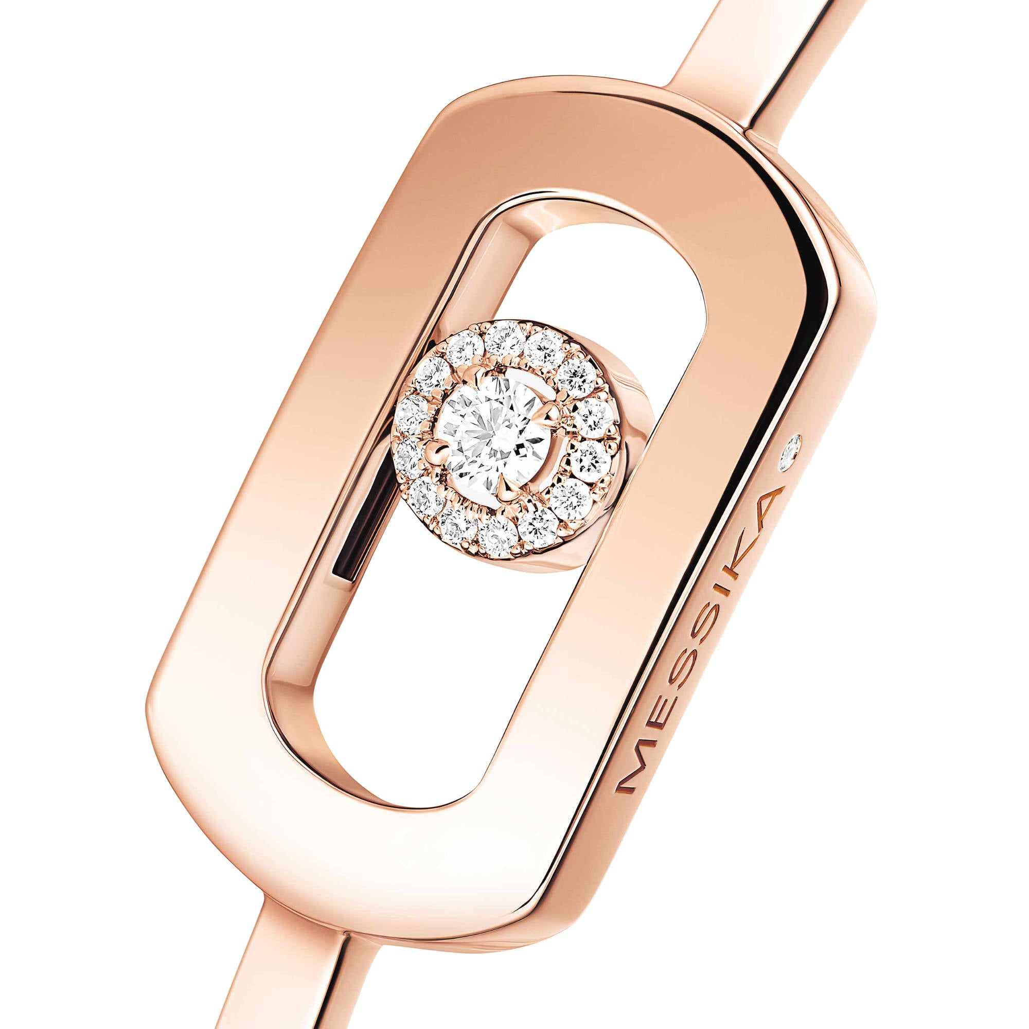 Messika So Move Armreif (13757-PG) aus Roségold mit Diamant