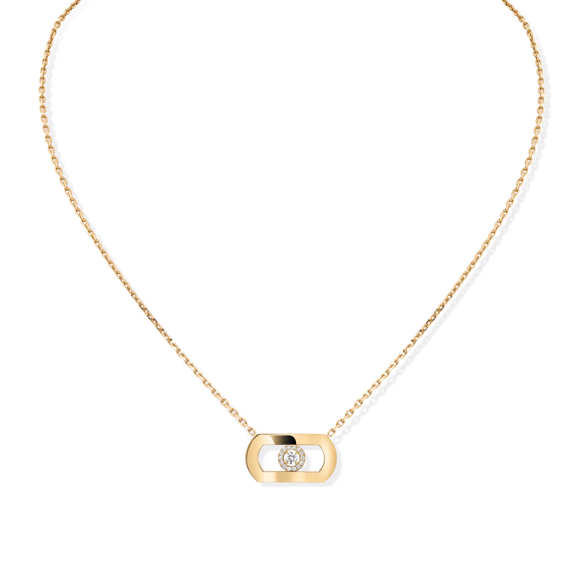 Messika So Move Diamantkette (12944-YG) aus Gelbgold mit Diamant