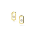 Messika So Move Diamantohrringe (12930-YG) aus Gelbgold mit Diamant