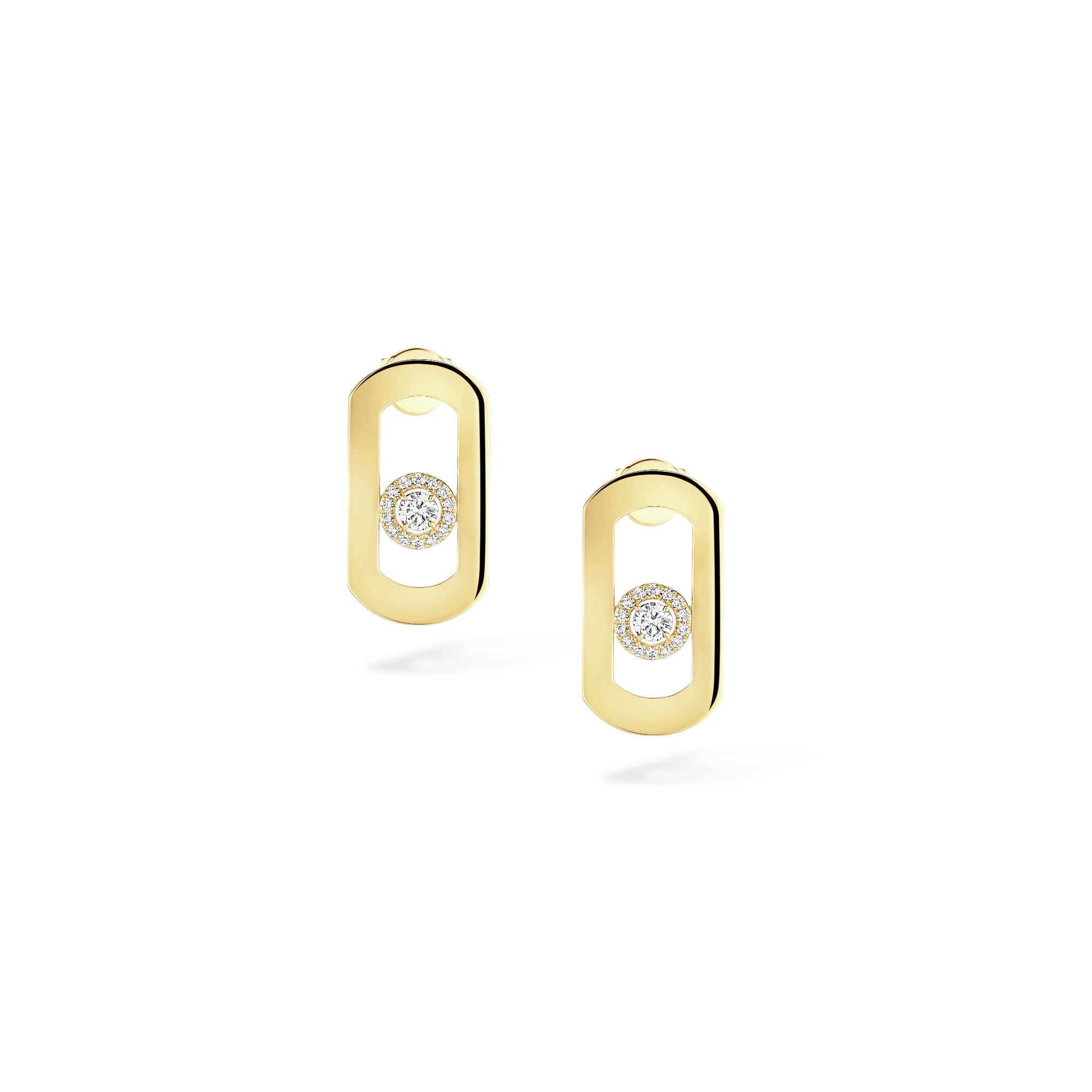 Messika So Move Diamantohrringe (12930-YG) aus Gelbgold mit Diamant