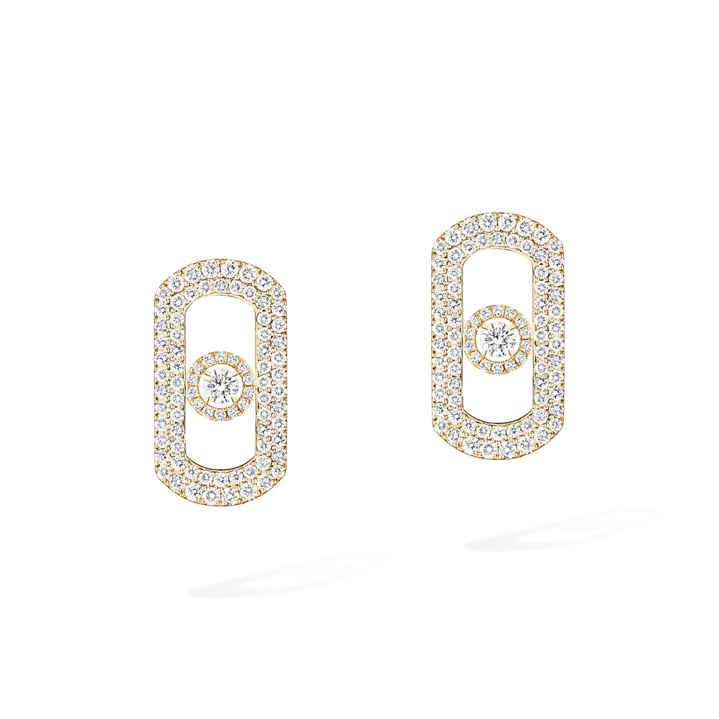 Messika So Move Diamantohrringe (12931-YG) aus Gelbgold mit Diamant